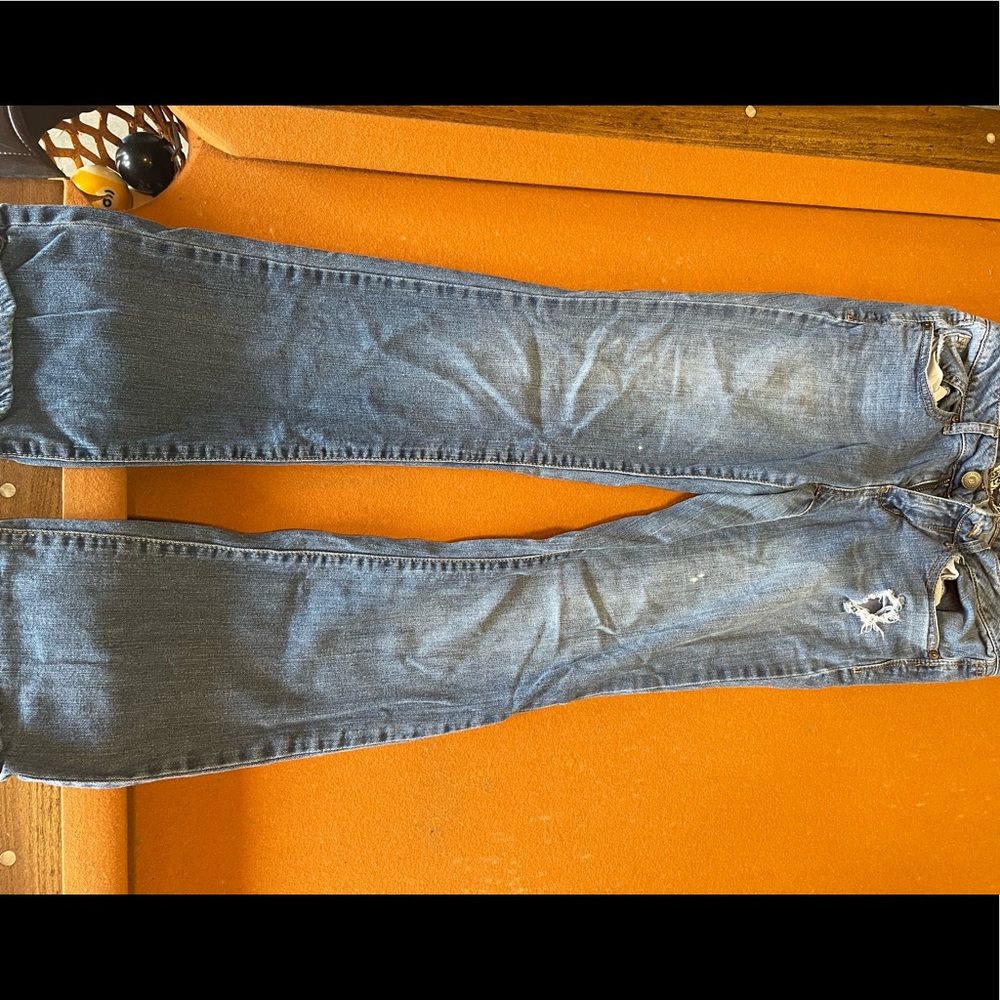 SO bootcut low rise size 7 jeans from kohls